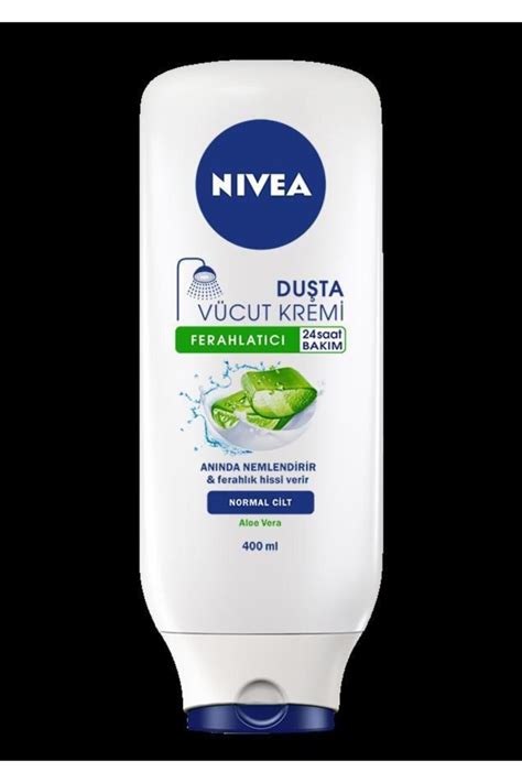 NIVEA Duşta Vücut Kremi Ferahlatıcı Aloe Vera 400 Ml .